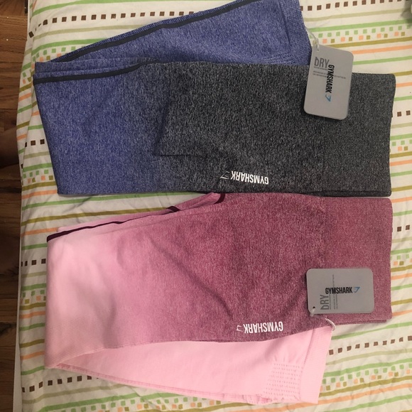 SOLD 💢 LOT OF 2 Gymshark Ombré Seamless Leggings - Picture 2 of 5